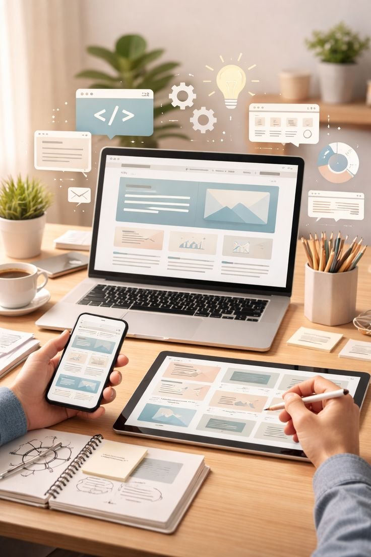 Web IT Solutions marketing showcase