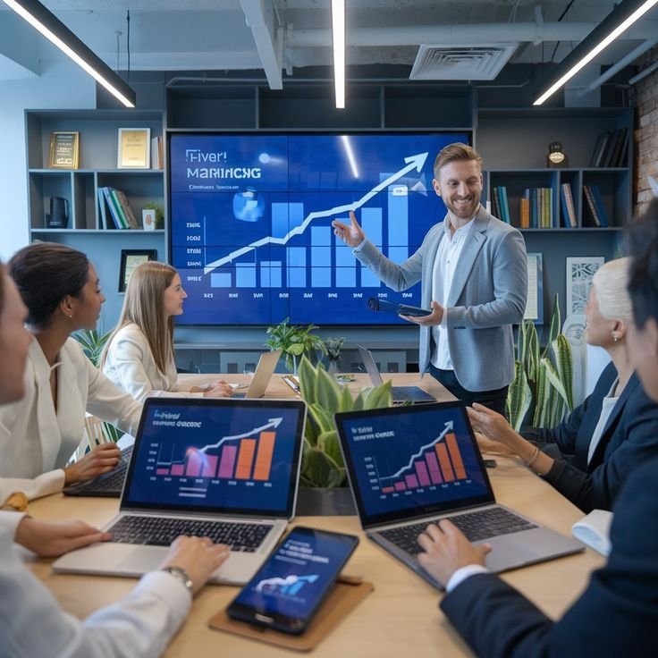 Marketing analytics dashboard